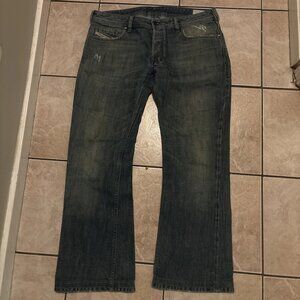 Diesel Zathan Jeans 34x34 Men's Regular Fit Bootcut
